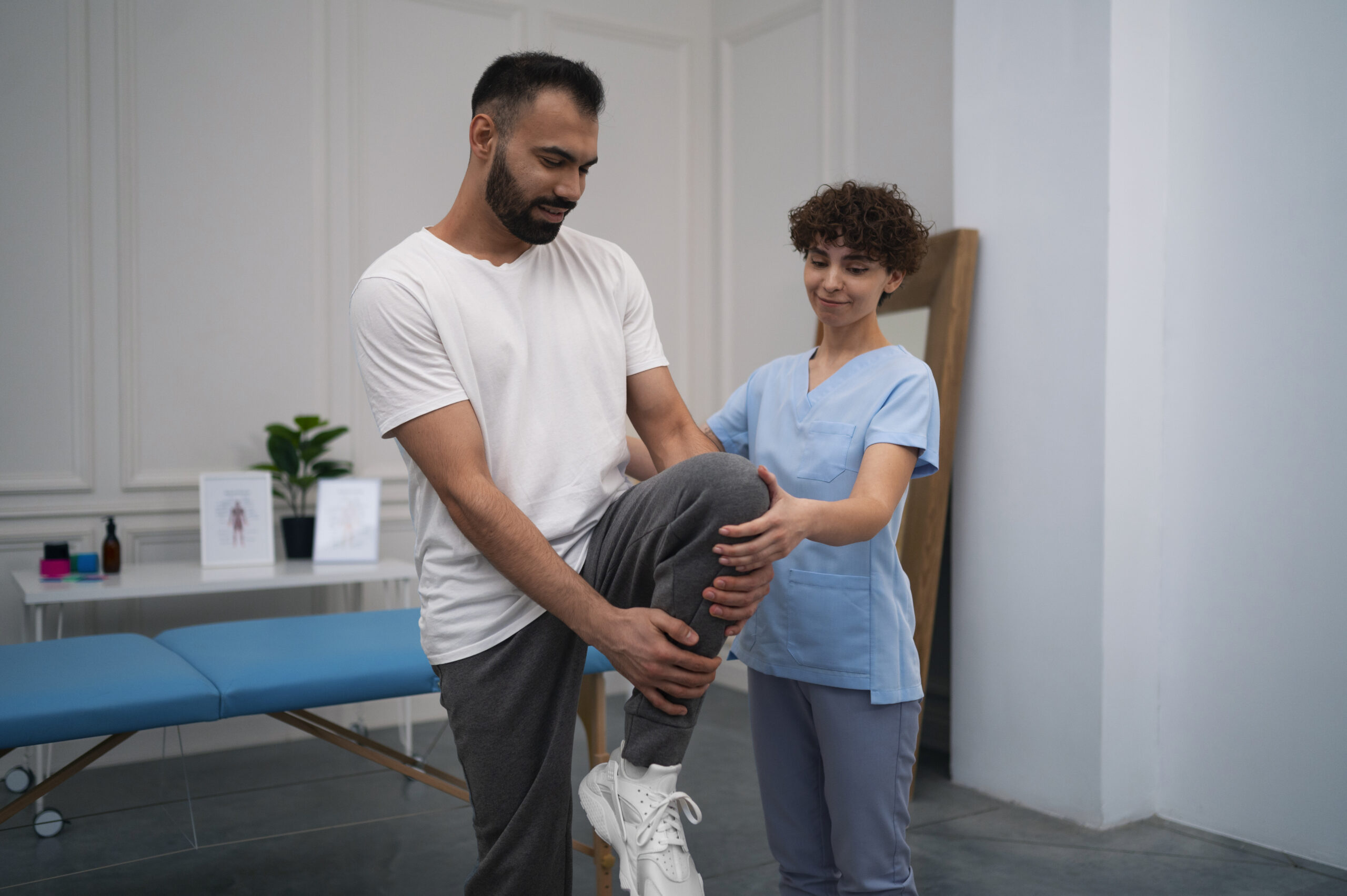 man-visit-rehabilitation-center