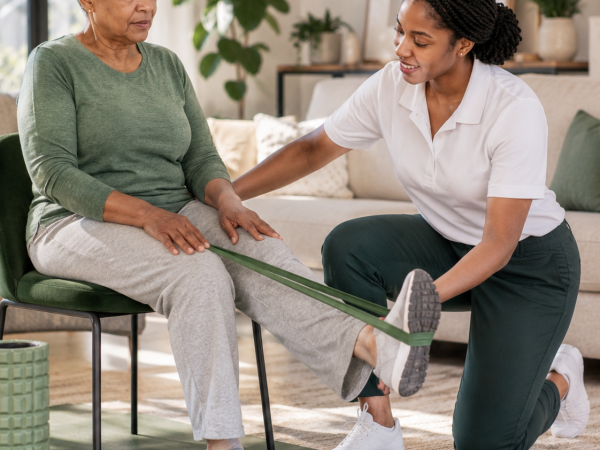 A therapist who goes the extra mile literally.