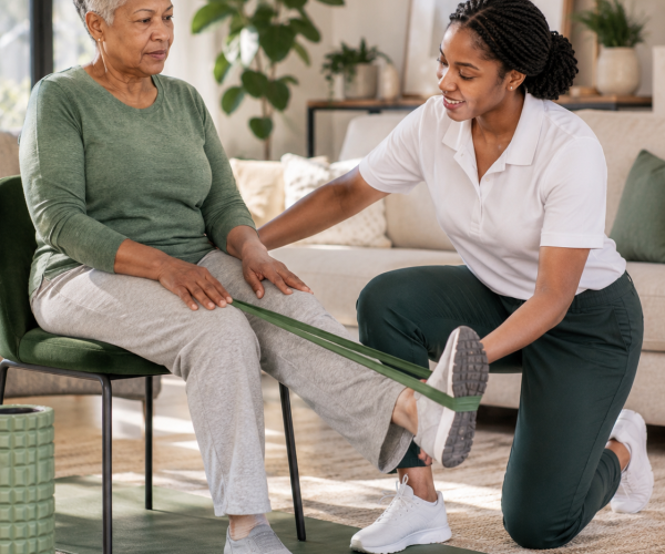 A therapist who goes the extra mile literally.